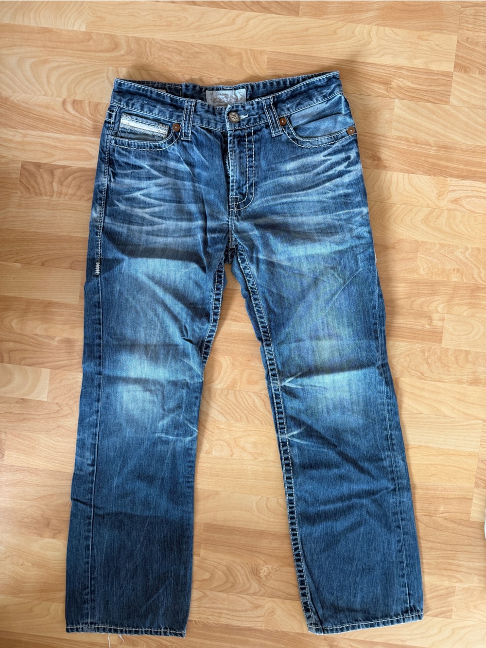 Big Star Men's Blue Bootcut Jeans